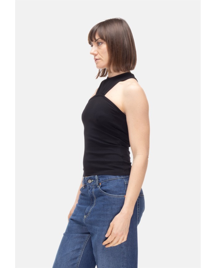 TELA Top donna Nero