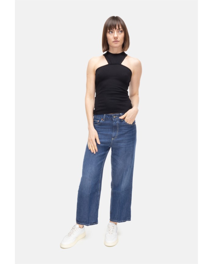 TELA Top donna Nero