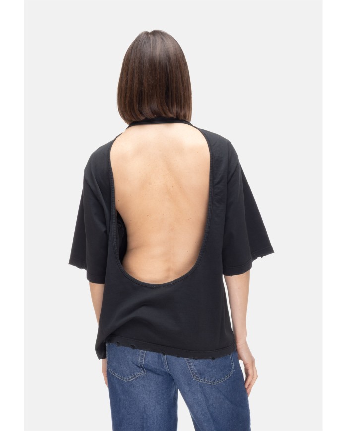 A PAPER KID T-shirt donna Nera