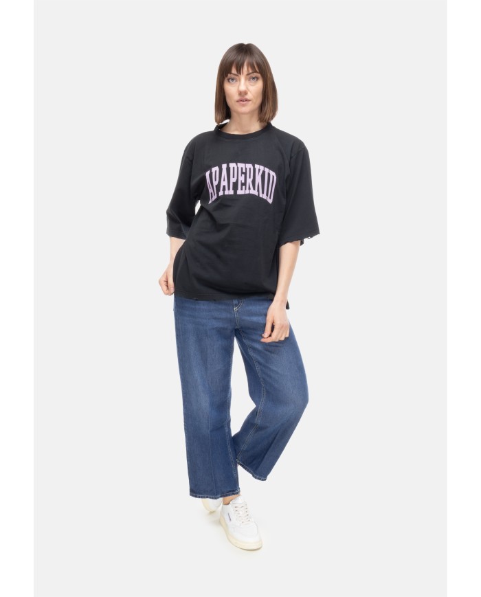 A PAPER KID T-shirt donna Nera