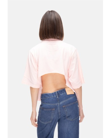 A PAPER KID T-shirt donna rosa chiaro