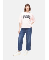 A PAPER KID T-shirt donna rosa chiaro