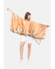 AMOSA Camicia donna poncho fantasia