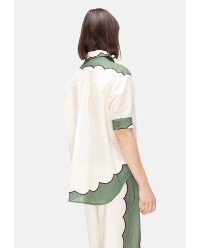 AMOSA Camicia donna Verde