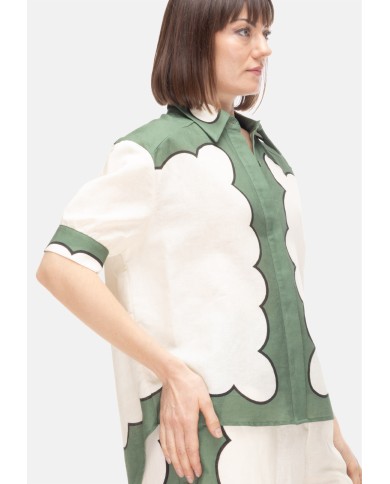 AMOSA Camicia donna Verde