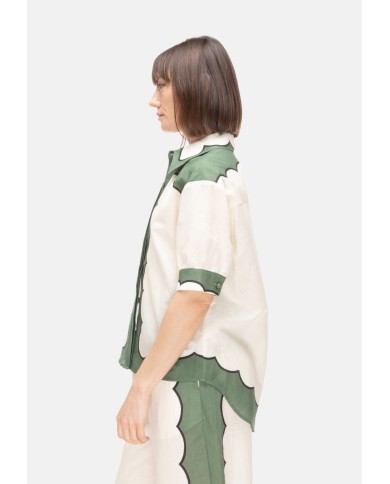 AMOSA Camicia donna Verde