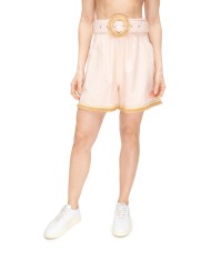 AMOSA Shorts donna con cintura Rosa