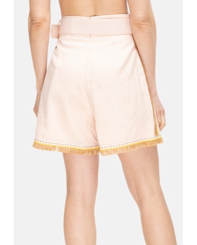 AMOSA Shorts donna con cintura Rosa