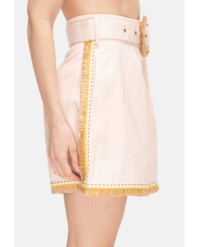 AMOSA Shorts donna con cintura Rosa