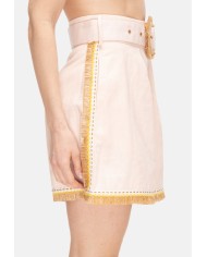 AMOSA Shorts donna con cintura Rosa