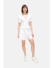 AMOSA Shorts donna pizzo bianco
