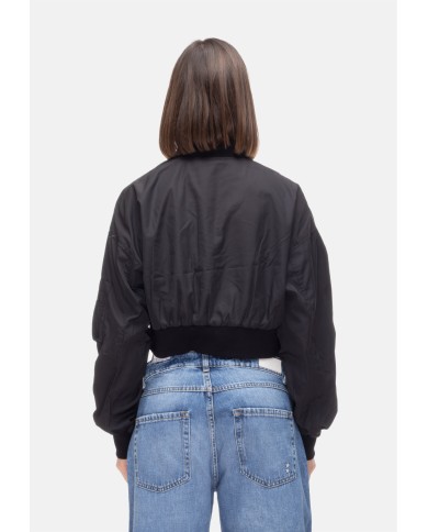 BOMBERS Giubbino donna Nero