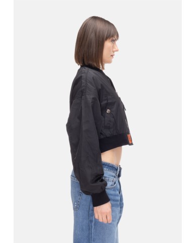 BOMBERS Giubbino donna Nero