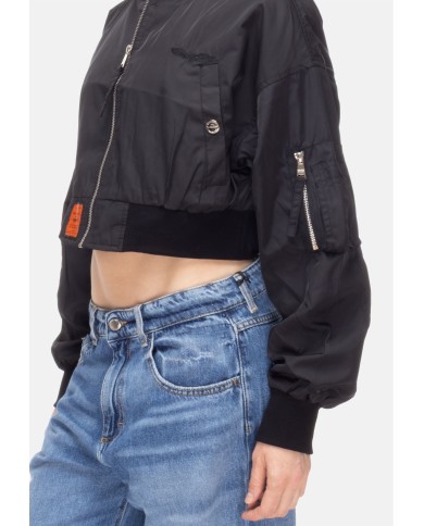 BOMBERS Giubbino donna Nero