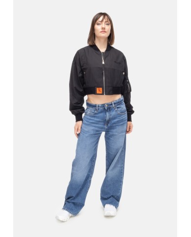 BOMBERS Giubbino donna Nero