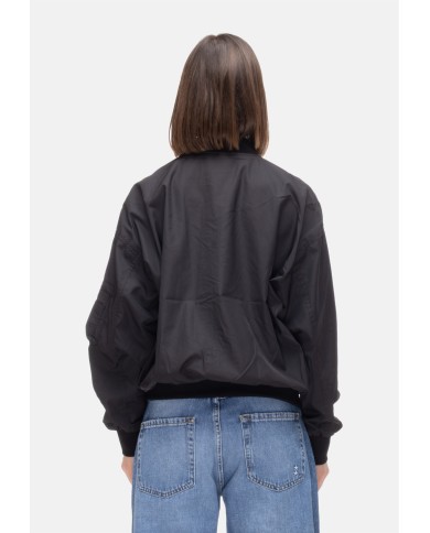 BOMBERS Giubbino donna Nero
