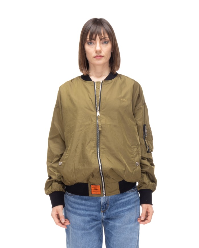 BOMBERS Giubbino donna Verde