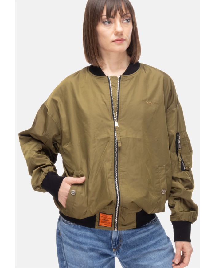 BOMBERS Giubbino donna Verde