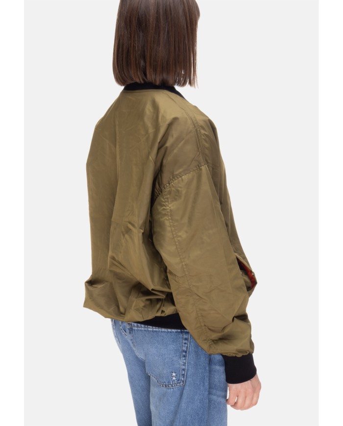 BOMBERS Giubbino donna Verde