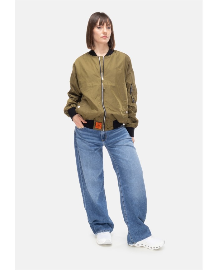 BOMBERS Giubbino donna Verde