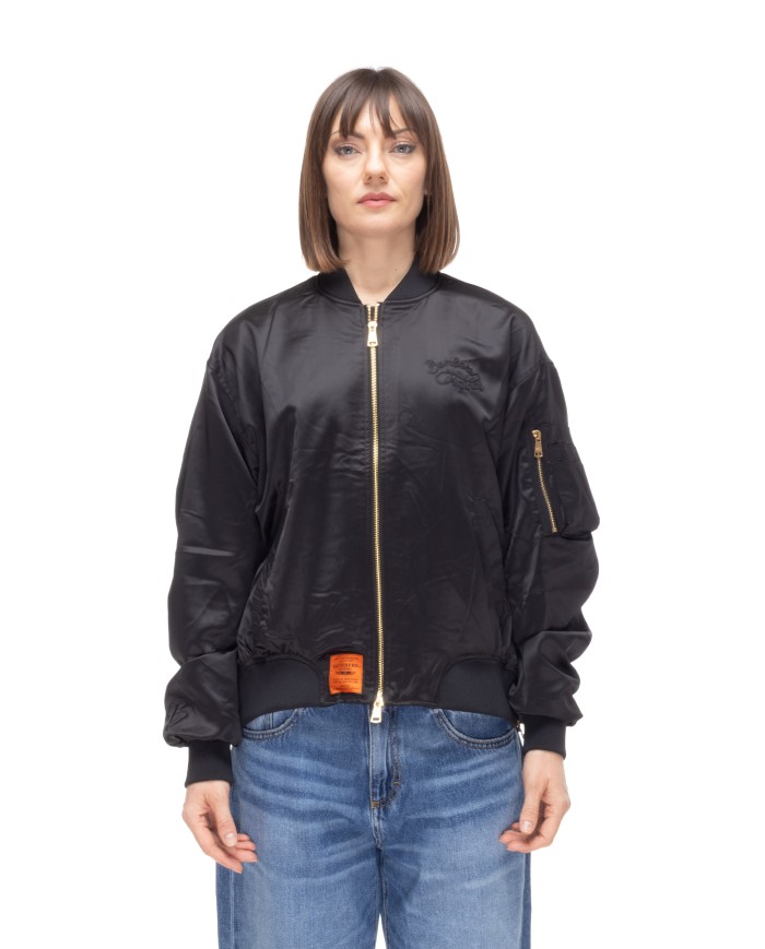 BOMBERS Giubbino donna Nero