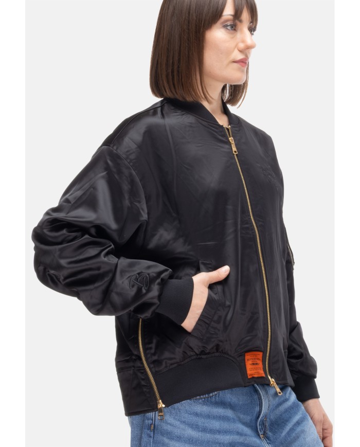 BOMBERS Giubbino donna Nero