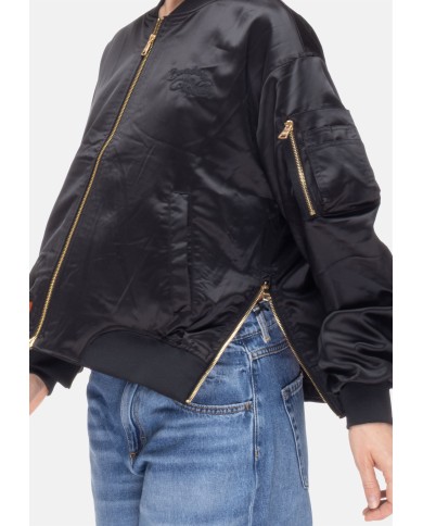 BOMBERS Giubbino donna Nero