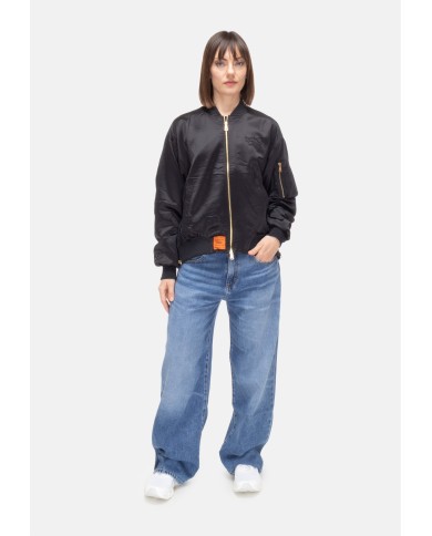 BOMBERS Giubbino donna Nero