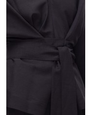 8PM Camicia kimono donna con cintura Nera