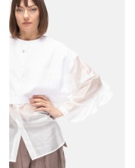 8PM Camicia coreana donna bianca