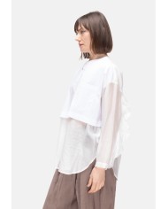 8PM Camicia coreana donna bianca