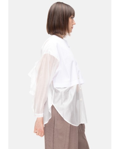 8PM Camicia coreana donna bianca