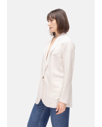 8PM Giacca donna monopetto Torino Naturale