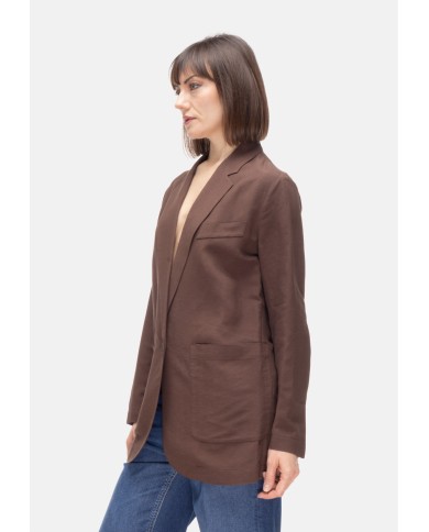 8PM Giacca donna monopetto Torino marrone
