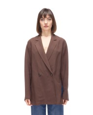 8PM Giacca donna spacchi laterali Berlino Cioccolato