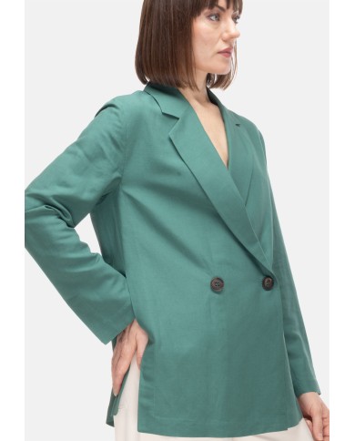 8PM Giacca donna spacchi laterali Berlino verde