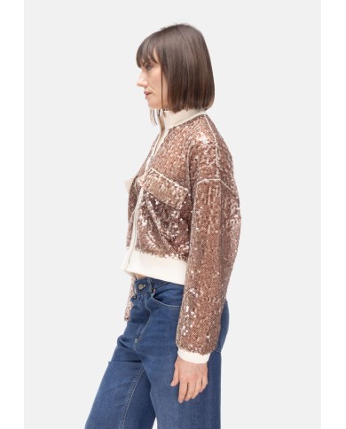 8PM Giubbino donna paillettes Bologna Cioccolato