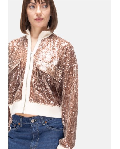 8PM Giubbino donna paillettes Bologna Cioccolato