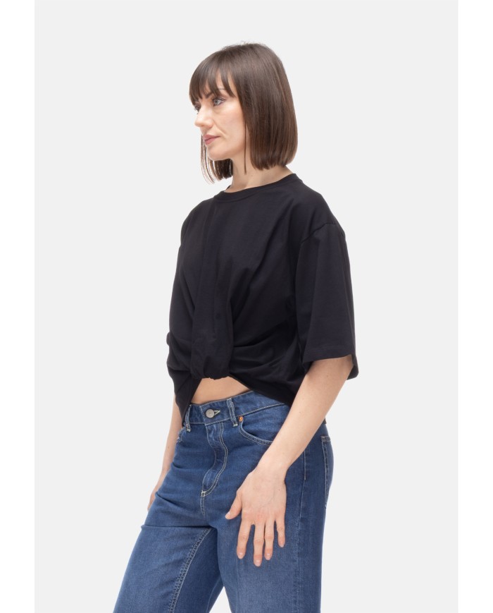 8PM T-shirt donna Kuala cropped Nera