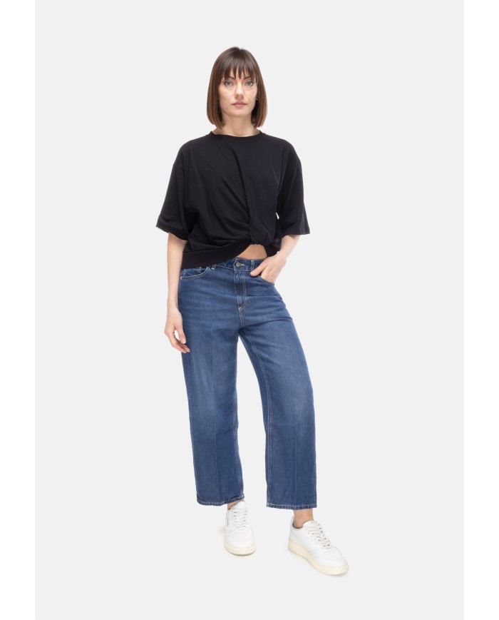 8PM T-shirt donna Kuala cropped Nera