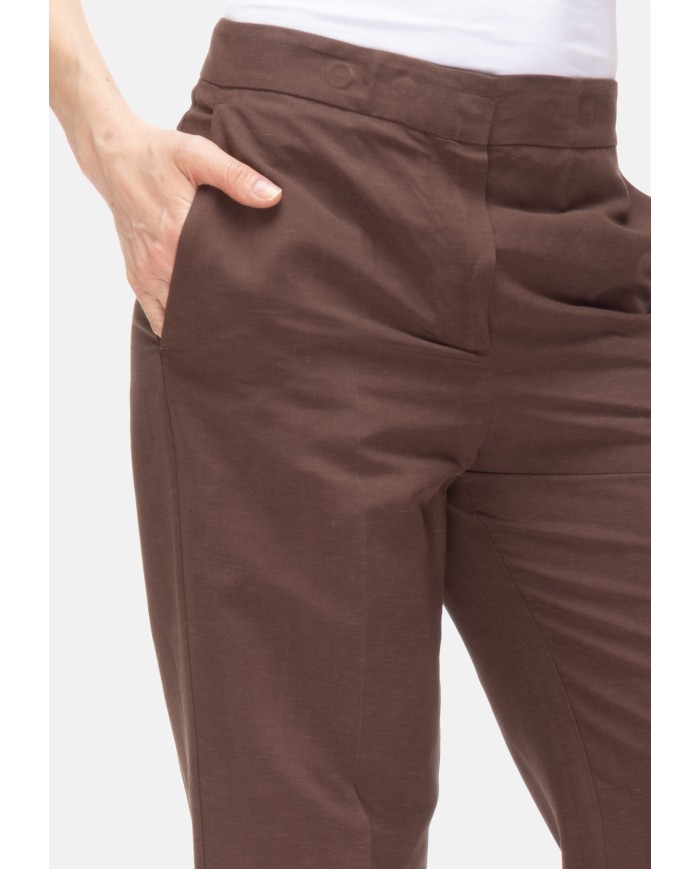 8PM Pantaloni donna Melbourne Cioccolato
