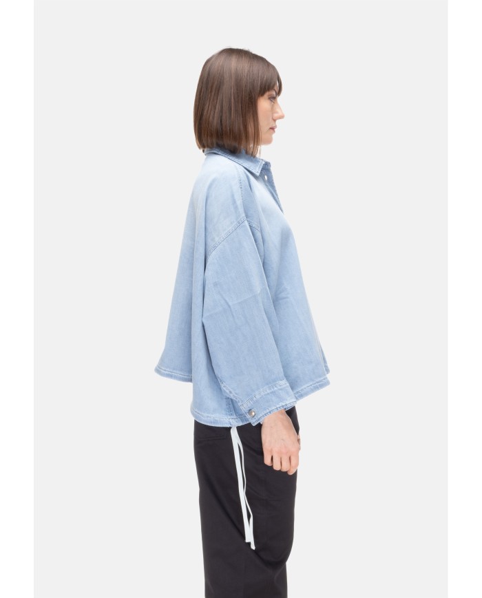 8PM Camicia jeans donna Glasgow Azzurro