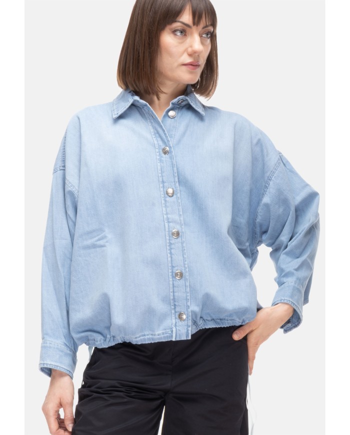 8PM Camicia jeans donna Glasgow Azzurro