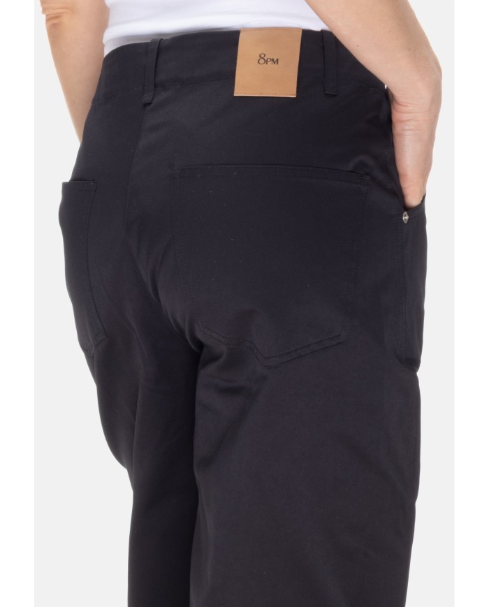 8PM Pantaloni balloon donna Praiano Nero