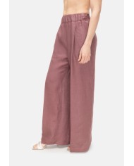 SEMI COUTURE Pantaloni donna in lino Cipolla