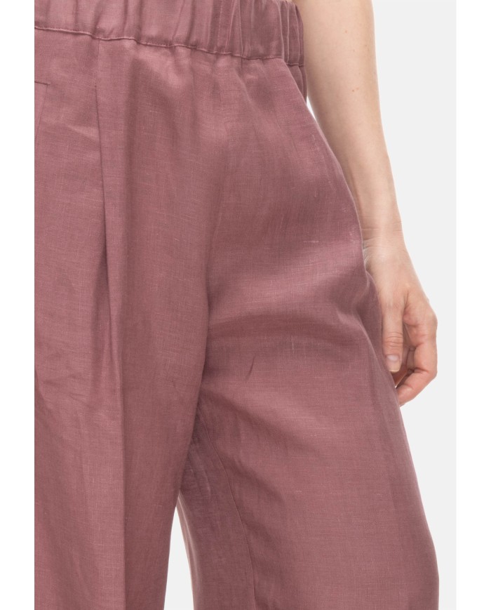 SEMI COUTURE Pantaloni donna in lino Cipolla