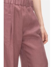 SEMI COUTURE Pantaloni donna in lino Cipolla