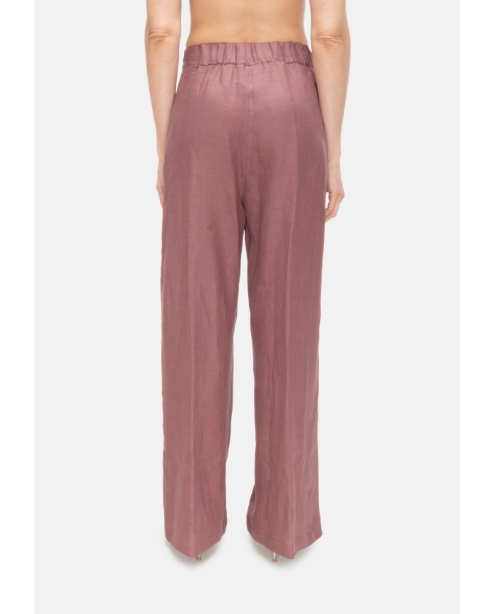 SEMI COUTURE Pantaloni donna in lino Cipolla