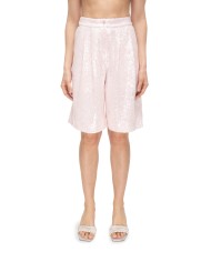 TWENTYFOURHAITCH Bermuda donna paillettes Rosa