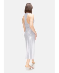 TWENTYFOURHAITCH Vestito donna strass Argento